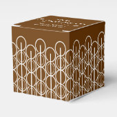 Ballotins Avec compliments société brun exemple boîte cadeau (Verso)