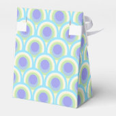 Ballotins Avec compliments société paon boîte cadeau turquoi (Arrière)