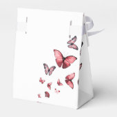 Ballotins Avec l'amour Whimsical Butterfly Merci rose (Arrière)