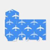 Ballotins Avion bleu ciel et blanc; Avion (Déplié)