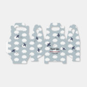 Ballotins Avion Nuages Blue Sky Boy Anniversaire (Déplié)