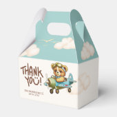 Ballotins Avion Pilote Cute Teddy ours Merci (Verso)