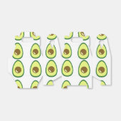 Ballotins Avocat vert tranché sur blanc (Déplié)