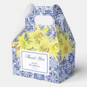 Ballotins Azulejo Bleu Portugais Jaune Merci Lily (Verso)