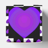 Ballotins B&W Purple Hearts Beating (Haut)