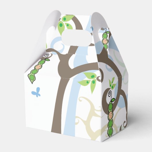 Ballotins Baby Boy Pea Dans Une Boîte À Cadeaux De Jardin Wh (Arrière)