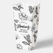 Ballotins Baby brasse du pop-corn Baby shower de fleurs goth (Recto)