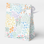 Ballotins Baby Floral Moderne Coloré Dans Le Baby shower Fle (Arrière)