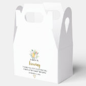 Ballotins Baby Girl brasse Thème Gable Box (Ouvert)