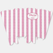 Ballotins Baby Girl Popcorn Box Ballotin (Déplié)