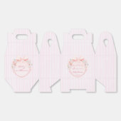 Ballotins Baby in bloom preppy bow baby shower custom (Déplié)