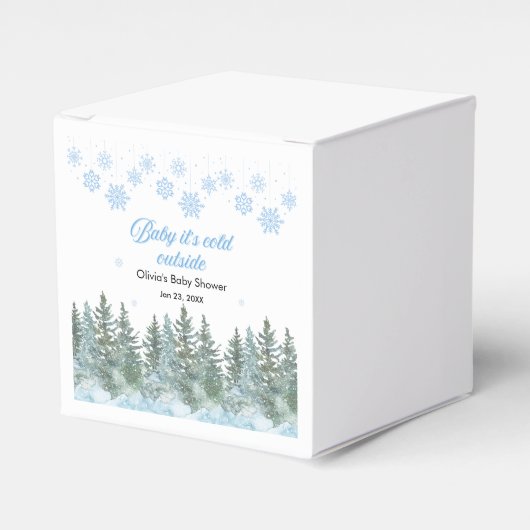 Ballotins Baby It's Cold Outside Winter Baby Shower (Verso)