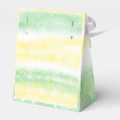 Ballotins Baby Llama Baby shower vert et jaune (Arrière)