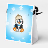 Ballotins Baby Penguin Winter Snowflakes Party (Arrière)