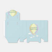 Ballotins Baby shower à ballon à air chaud Rainbow (Déplié)