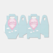 Ballotins Baby shower à ballon à air chaud rose (Déplié)