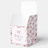 Ballotins Baby shower à papillon mou et rose (Ouvert)