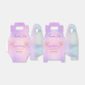 Ballotins Baby shower à papillon rose étincelle (Déplié)