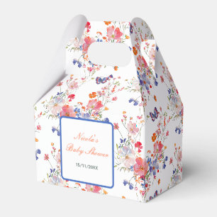 Ballotins Baby shower à papillons floraux d'été