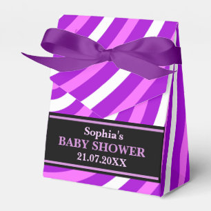 Ballotins Baby shower à rayures mignon Monogram