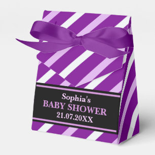 Ballotins Baby shower à rayures mignon Monogram