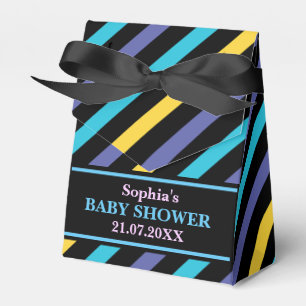 Ballotins Baby shower à rayures mignon Monogram