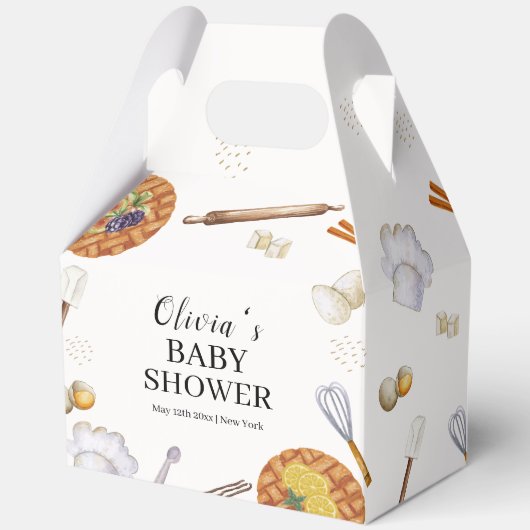 Ballotins Baby shower à tarte rustique (Recto)