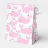 Ballotins Baby shower à thème baleine rose (Arrière)