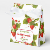 Ballotins Baby shower à thème Berry Sweet Strawberry (Verso)