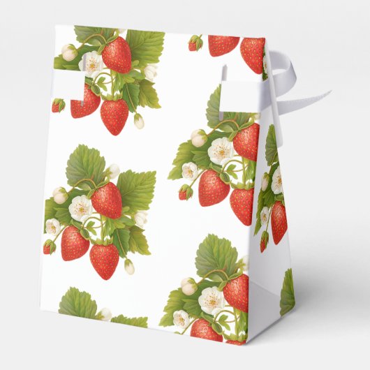 Ballotins Baby shower à thème Berry Sweet Strawberry (Arrière)