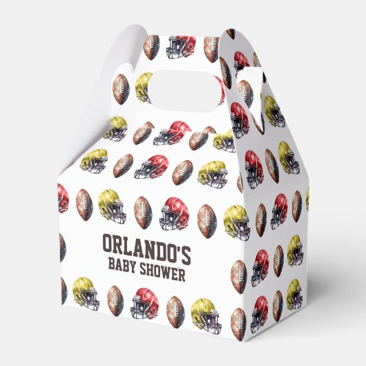 Ballotins Baby shower à thème football (Verso)