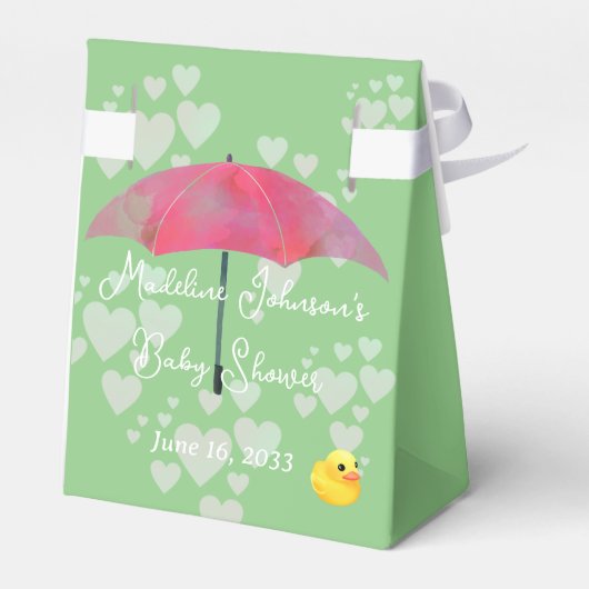 Ballotins Baby shower afro-américain mignon avec canard en c (Arrière)