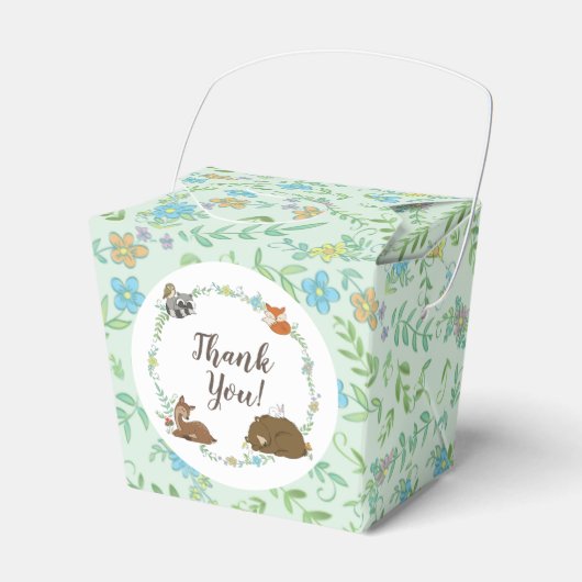 Ballotins Baby shower animal de la forêt (Verso)