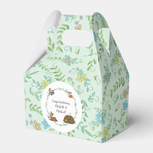 Ballotins Baby shower animalier forestier (Verso)