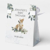 Ballotins Baby shower aquarelle Corgi Puppy (Arrière)