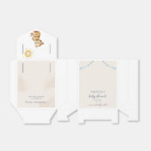 Ballotins Baby shower Aquarelle Ours Soleil (Déplié)