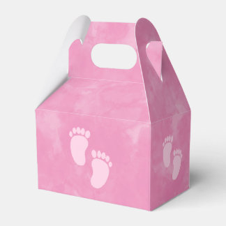 Ballotins Baby shower Aquarelle rose personnalisé
