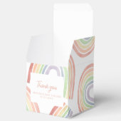 Ballotins Baby shower arc-en-ciel Cute Pastel Watercolor (Ouvert)