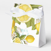 Ballotins Baby shower au citron moderne (Verso)