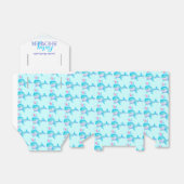 Ballotins Baby shower baleines aqua blanc cadeau ballotin (Déplié)