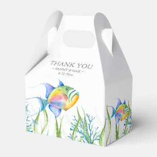 Ballotins Baby shower Ballotin Aquarelle Poisson tropical