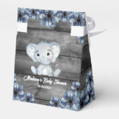 Ballotins Baby shower Ballotin russe Blue Boy Elephant (Arrière)
