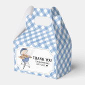 Ballotins Baby shower BBQ Burger Bleu (Arrière)