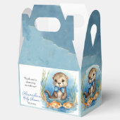 Ballotins Baby shower bébé Otter Boy (Ouvert)