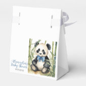 Ballotins Baby shower bébé Panda Bear Boy (Arrière)