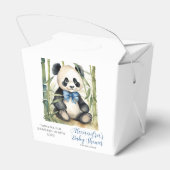 Ballotins Baby shower bébé Panda Bear Boy (Arrière)
