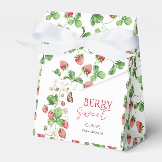 Ballotins Baby shower Berry Sweet Strawberry (Verso)
