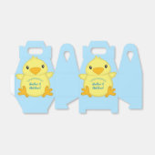 Ballotins Baby shower blanc (Déplié)