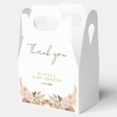 Ballotins Baby shower blanc à l'aquarelle (Ouvert)