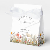 Ballotins Baby shower blanc floral délicat (Verso)